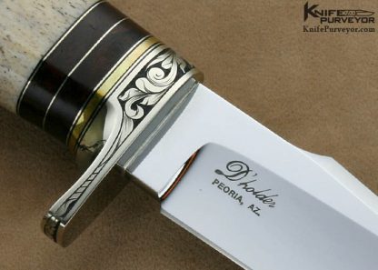 D'Holder Custom Knives Natchez Engraved by Pat Holder - Image 4