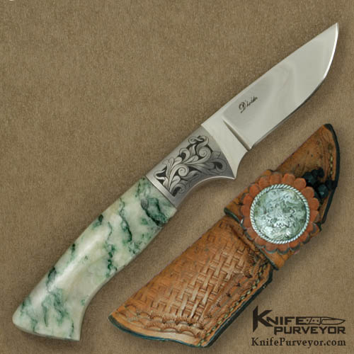 D'Holder Custom Knife Little Hunter Engraved by Pat Holder - Image 3