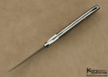 Dan Burke Custom Knife Exotic Material "Quill" Slipjoint - Image 5