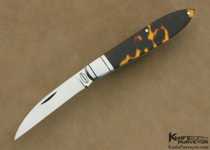 Dan Burke Custom Knife Exotic Material "Quill" Slipjoint