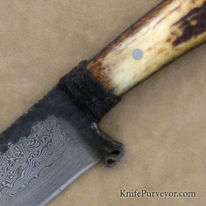 Daniel Winkler Custom Knife Damascus Hunter - Image 2
