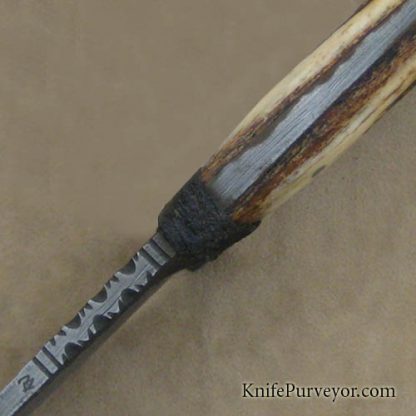 Daniel Winkler Custom Knife Damascus Hunter - Image 4