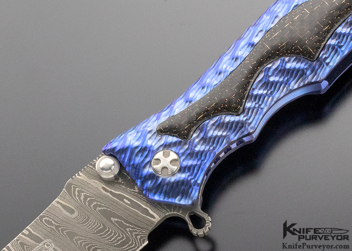 Darrel Ralph Custom Knife Gun Hammer Carbon Fiber Flipper - Image 2