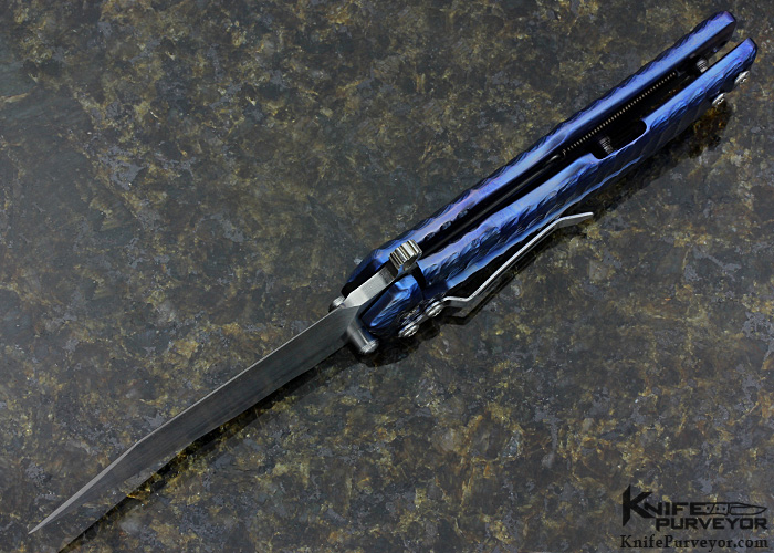 Darrel Ralph Custom Knife Titanium Gun Hammer Assisted Opening Frame Lock - Image 5