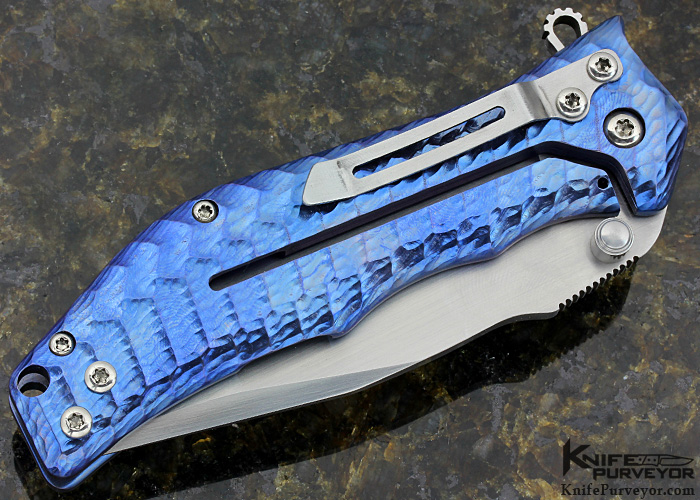 Darrel Ralph Custom Knife Titanium Gun Hammer Assisted Opening Frame Lock - Image 3