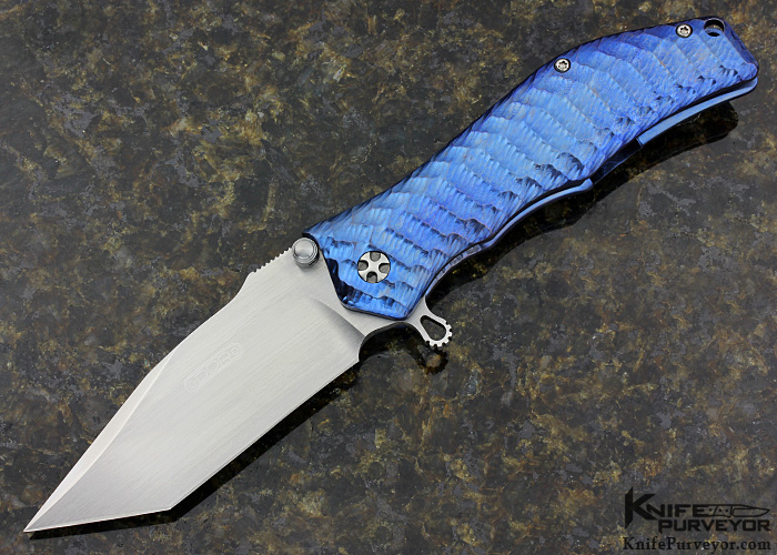 Darrel Ralph Custom Knife Titanium Gun Hammer Assisted Opening Frame Lock