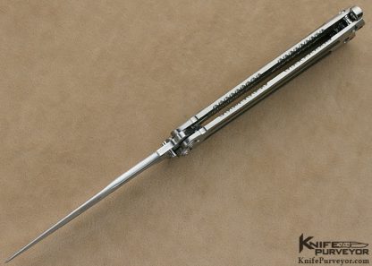 Darrel Ralph Custom Knife "Venturi" Balisong with Carbon Fiber Interframe Inlays & S30V Dagger Blade - Image 6