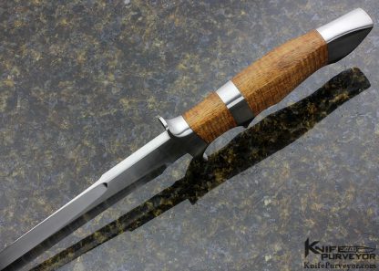 David Broadwell Custom Knife 10" "MLR"  Subhilt Fighter - Image 4