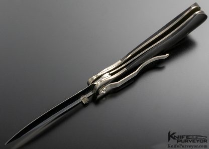 David Broadwell Custom Knife #37 of 50 LCD-107 Black Micarta and Titanium Linerlock - Image 7