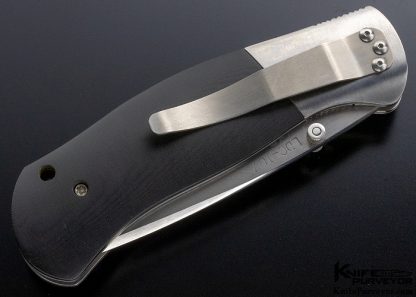 David Broadwell Custom Knife #37 of 50 LCD-107 Black Micarta and Titanium Linerlock - Image 5