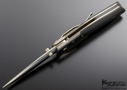 David Broadwell Custom Knife #37 of 50 LCD-107 Black Micarta and Titanium Linerlock - Image 6