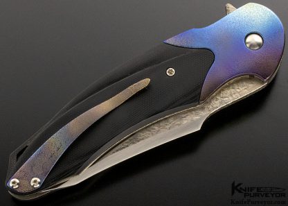 David Broadwell Custom Knife Technes Linerlock - Image 5