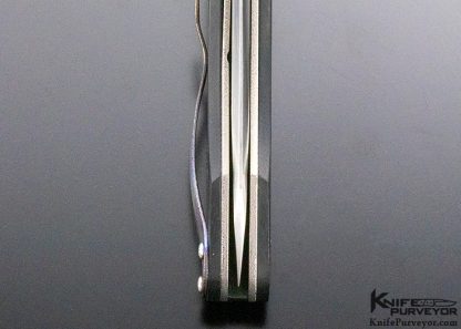 David Broadwell Custom Knife Technes Linerlock - Image 8