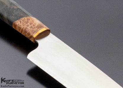 David Broadwell Custom Knife Maple & Buckeye Chef's Knife - Image 4