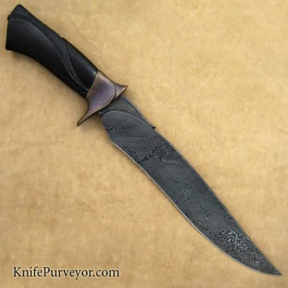 David Broadwell Custom Knife Featured in Dr. David Darom's Art and Design in Custom Fixed Blade Knife Book - Image 3