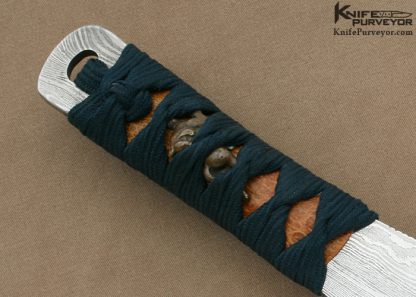 David Goldberg Custom Knife Sole Authorship "Kusa Tora" Tiger In The Grass Zanto - Image 3