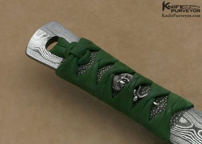 David Goldberg Custom Knife Sole Authorship "Tora Midori Kusa"" "Tiger In The Grass" Zanto - Image 5
