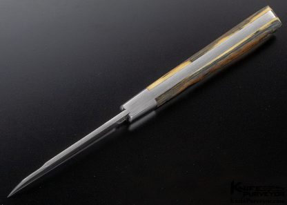 Dr. T. David Taber Custom Knife Mammoth Warncliffe Jack Slip Joint - Image 6