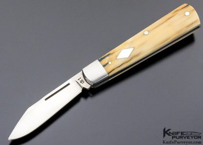 David Taber Custom Knife Slipjoint Barlow Jack Mammoth Slipjoint
