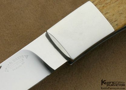 W.C. Davis Custom Knife Oosic Lockback Folder - Image 2