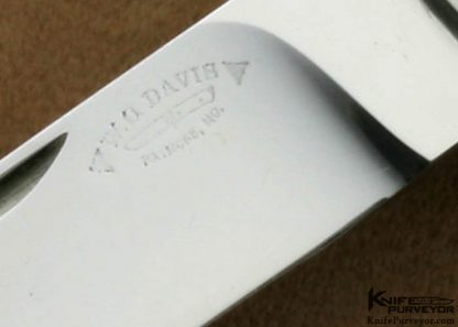 W.C. Davis Custom Knife Oosic Lockback Folder - Image 3