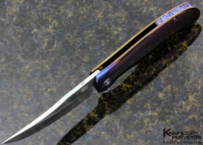 D.B. Fraley Custom Knife Moku-Ti "Shamal" Frame Lock Flipper - Image 4