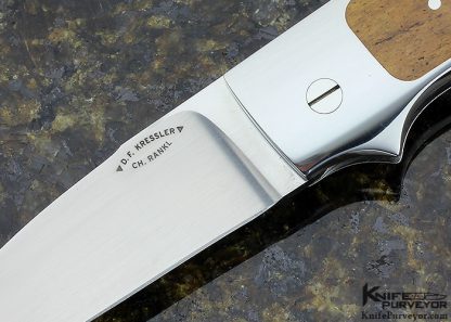 Dietmar Kressler Custom Knife Interframe Bale Lock Folder - Image 2