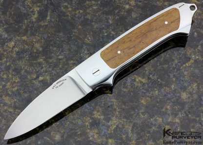 Dietmar Kressler Custom Knife Interframe Bale Lock Folder