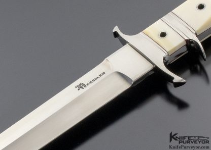 Dietmar Kressler Custom Knife Full Integral Big Bear Sub-Hilt Fighter - Image 2