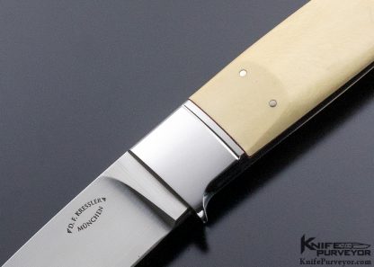 Dietmar Kressler Custom Knife Mammoth Integral Utility Hunter - Image 2
