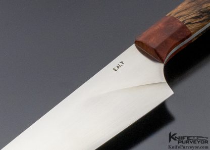 Delbert Ealy Custom Knife Maple & Amboynia Chef's Knife - Image 3