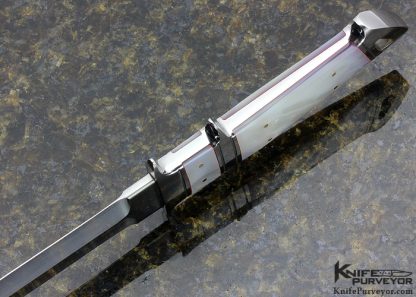 Dietmar Kressler Custom Knife Premium Mother of Pearl Integral Subhilt Boot - Image 5