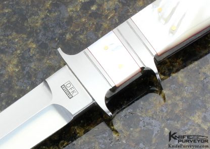 Dietmar Kressler Custom Knife Premium Mother of Pearl Integral Subhilt Boot - Image 2
