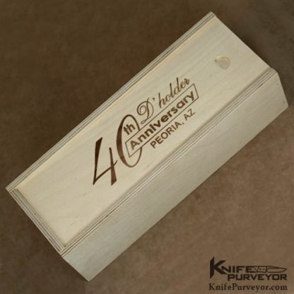 D'Holder Custom Knife 40th Anniversary "Natchez" Knife - Image 4