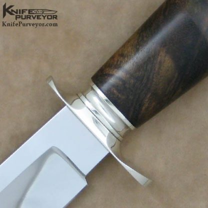 D'Holder Custom Knife English Walnut Bowie - Image 2