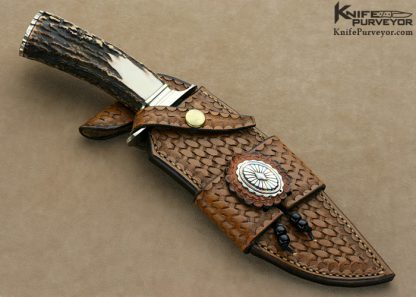 D'Holder Custom Knife English Walnut Bowie - Image 3