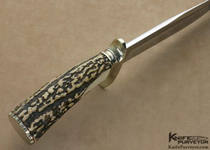 D'Holder Custom Knife English Walnut Bowie - Image 4