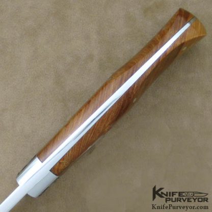 D'Holder Custom Knife Canadian Cedar Burl S-Guard with Phoenix Maker's Mark Engraved by Pat Holder - Image 5