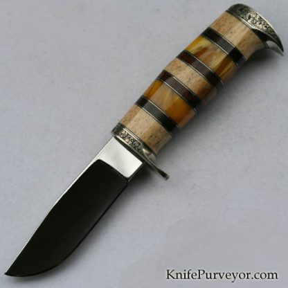 D'Alton Holder Custom Knife My Knife Engraved by Bruce Shaw