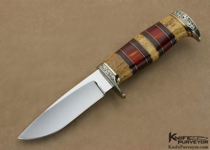D'Alton Holder Custom Knife "My Knife XL" Engraved by Bruce Shaw