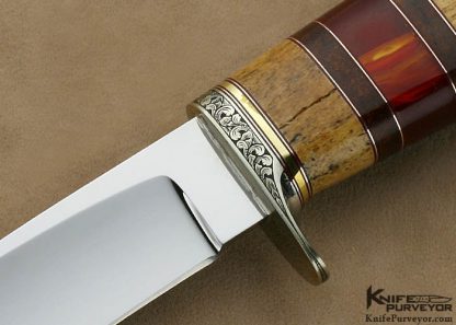 D'Alton Holder Custom Knife "My Knife XL" Engraved by Bruce Shaw - Image 2