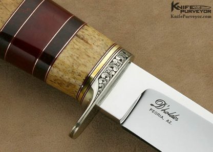 D'Alton Holder Custom Knife "My Knife XL" Engraved by Bruce Shaw - Image 4
