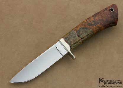 D' Alton Holder Custom Knife Spalted Maple Hunter