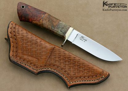D' Alton Holder Custom Knife Spalted Maple Hunter - Image 3