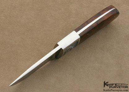 D'Alton Holder Custom Knife Darren Reeves Engraved Desert Ironwood Hardenbrook II - Image 6