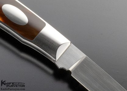 Dick Hodgson Custom Knife Amber Interframe  Lockback - Image 4