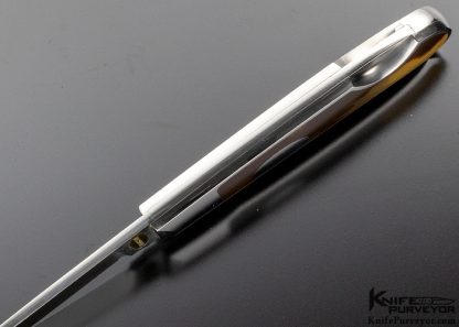 Dick Hodgson Custom Knife Amber Interframe  Lockback - Image 5