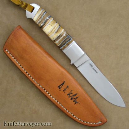 Dietmar Kressler Custom Knife 35th Anniversary Mammoth Tooth Hunter - Image 2