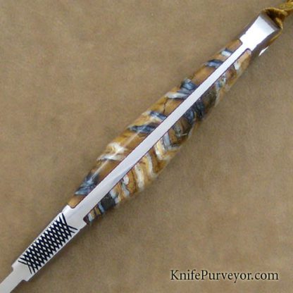 Dietmar Kressler Custom Knife 35th Anniversary Mammoth Tooth Hunter - Image 3