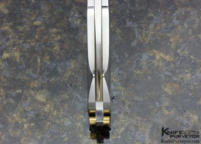 Dietmar Kressler Custom Knife Amber Interframe Tail Lock - Image 6